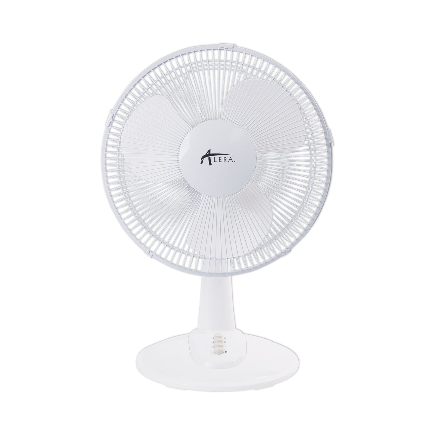 VENTILADOR ALEFAN122W, 12", OSCILANTE, BLANCO
