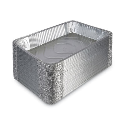 BWKSTEAMFLDP Aluminum Steam Table Pans, Full-Size Deep, 620 Gauge, 3.19" Deep, 12.81 x 20.75, 50/Carton