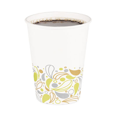 BWKDEER12HCUP Deerfield Printed Paper Hot Cups, 12 oz, 50/Sleeve, 20 Sleeves/Carton BOARDWALK