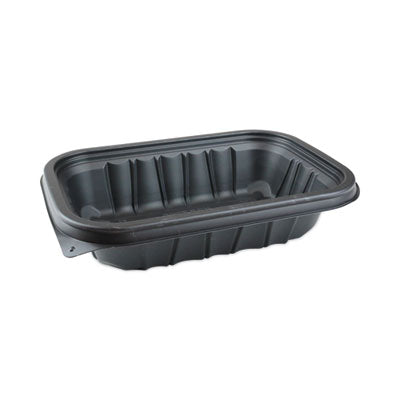 PCTYCNB9X624000 EarthChoice Entree2Go Takeout Container, 24 oz, 8.7 x 5.8 x 2, Black, Plastic, 300/Carton PACTIV EVERGREEN CORPORATION