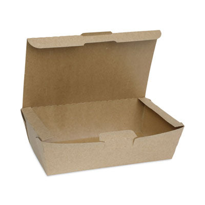 PCTNOB04SKECTE EarthChoice Tamper Evident OneBox Paper Box, 9.9 x 5.9 x 2.8, Brown, 162/Carton PACTIV EVERGREEN CORPORATION
