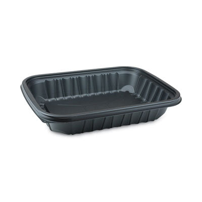 PCTYCNB12X96400 EarthChoice Entree2Go Takeout Container, 64 oz, 11.8 x 8.8 x 2.1, Black, Plastic, 200/Carton PACTIV EVERGREEN CORPORATION