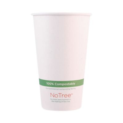 WORCUSU16 Notree Paper Hot Cups, 16 Oz, Natural, 1,000/carton WORLD CENTRIC
