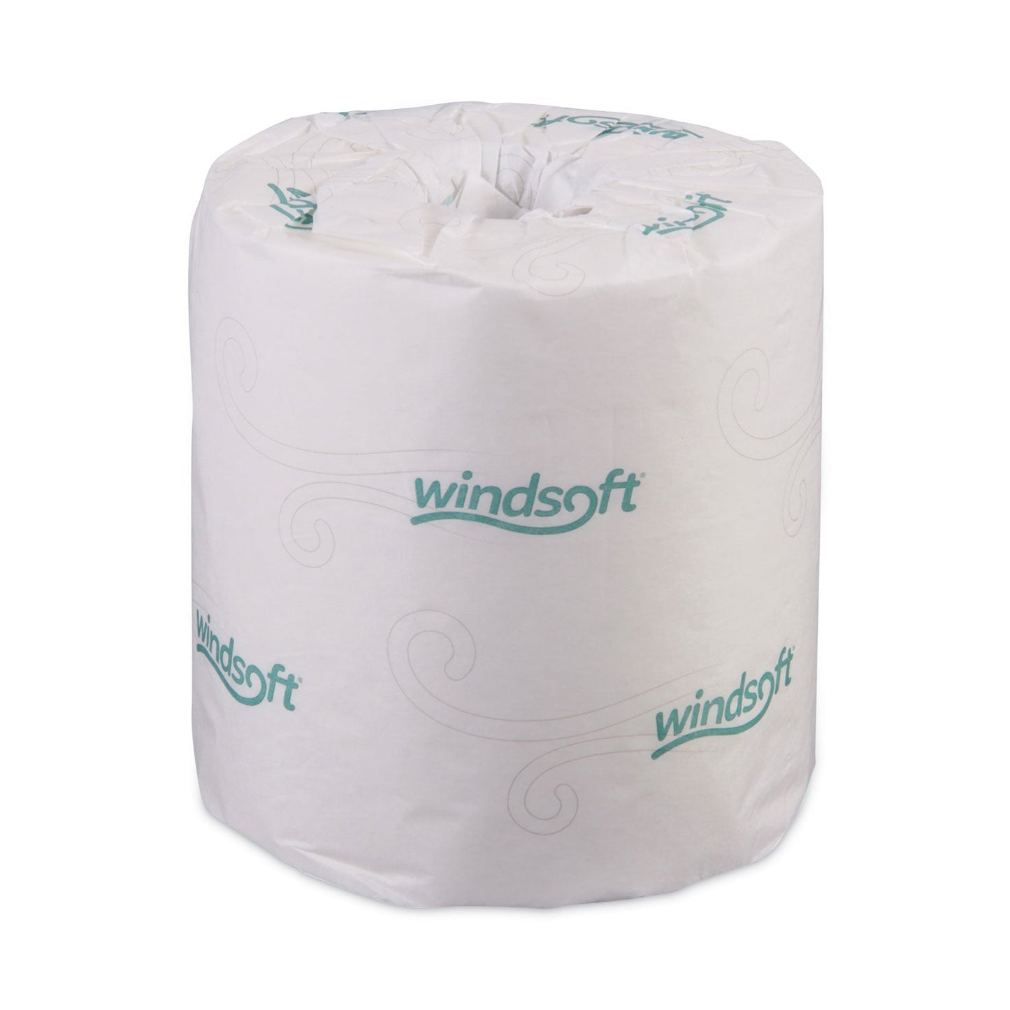 WIN2240B Bath Tissue, Individually Wrapped Rolls, Septic Safe, 2-Ply, White, 500 Sheets/Roll, 96 Rolls/Carton Windsoft
