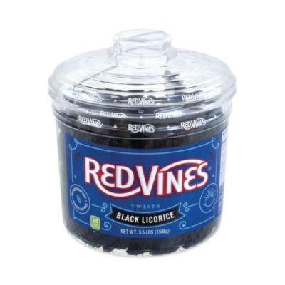 GRR20904500 Black Licorice Twists, 3.5 lb Jar
