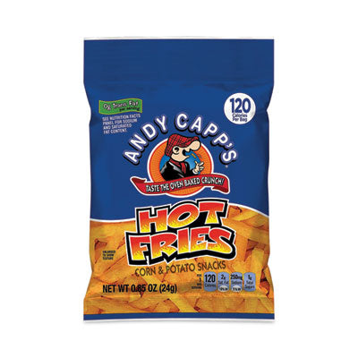 GRR20900465 Hot Fries, Spicy Hot, 0.85 oz Bag, 72/Carton