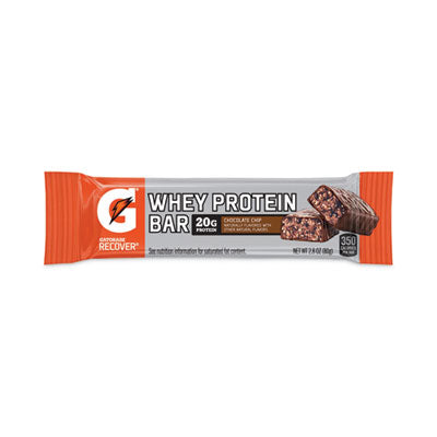 GRR29500032 Recover Chocolate Chip Whey Protein Bar, 2.8 oz Bar, 12 Bars/Carton