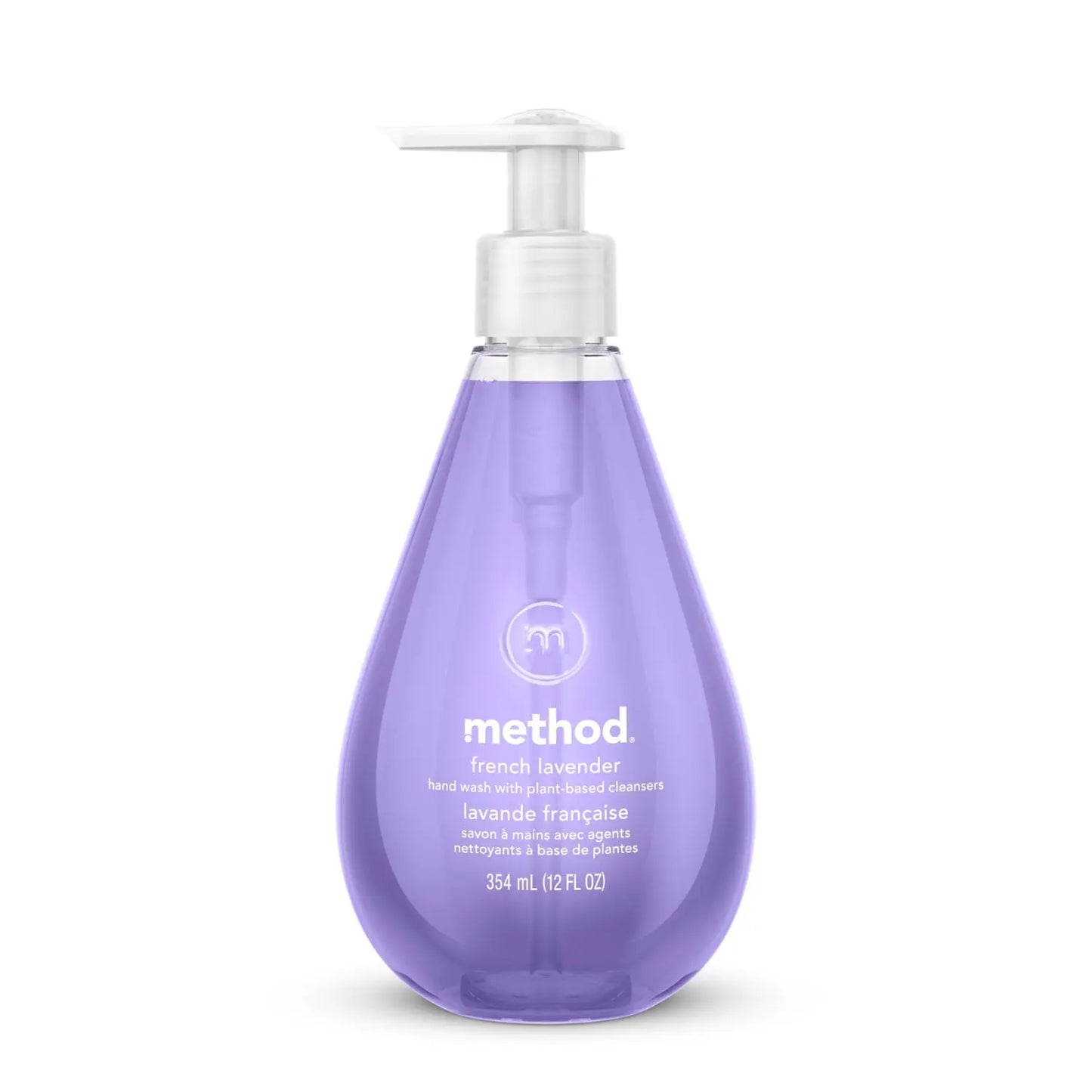 MTH00031CT Gel Hand Wash, French Lavender Scent, 12 oz, 6/Carton Method
