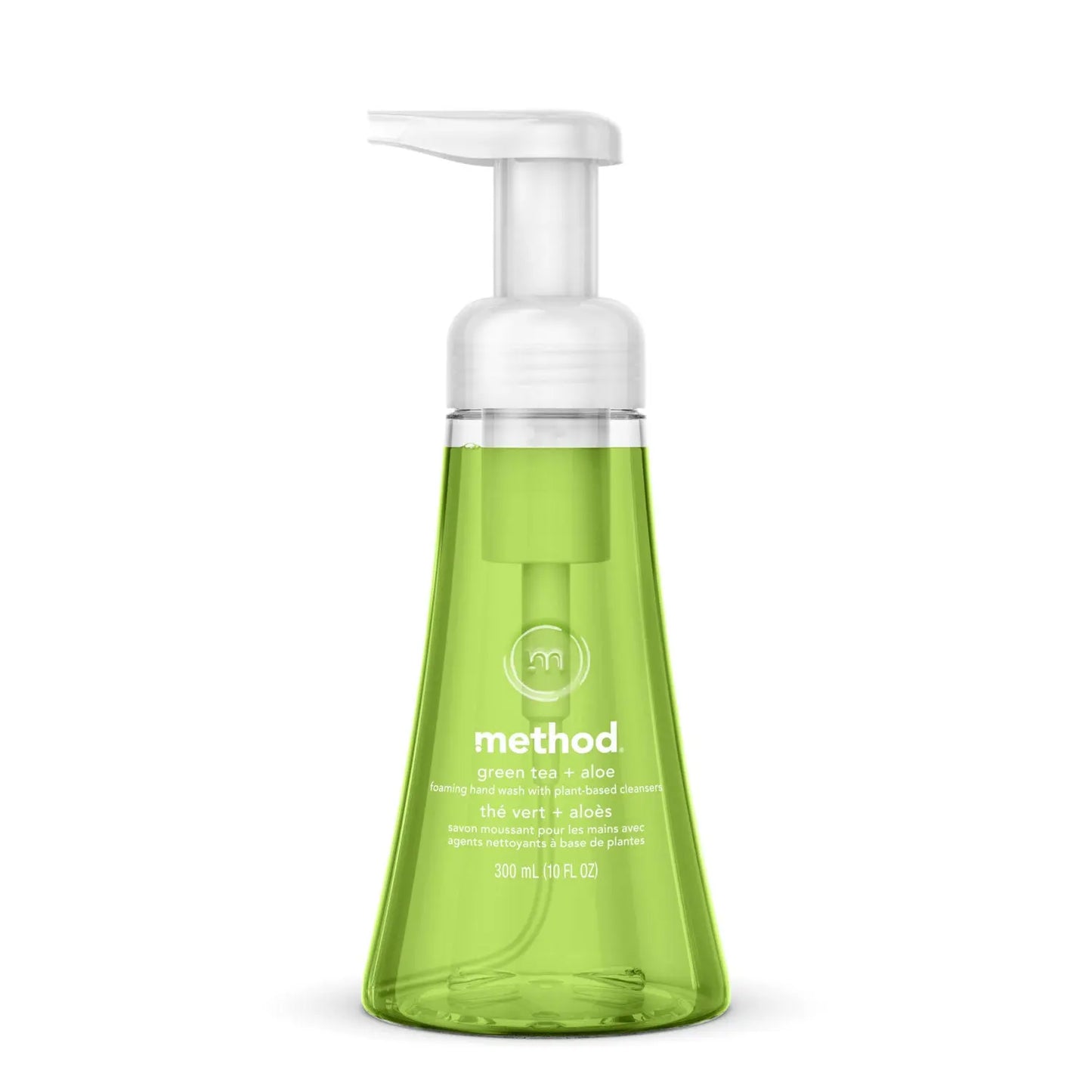 MTH00362CT Foaming Hand Wash, Green Tea and Aloe Scent, 10 oz, 6/Carton Method