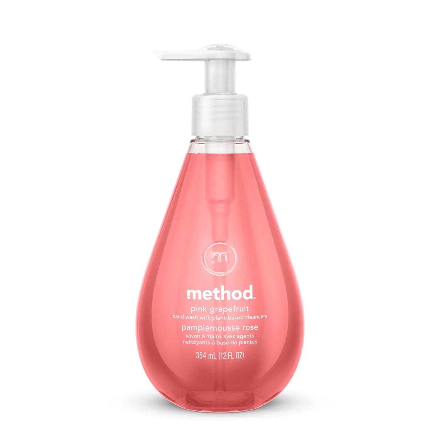 MTH00039 Gel Hand Wash, Pink Grapefruit Scent, 12 oz Method