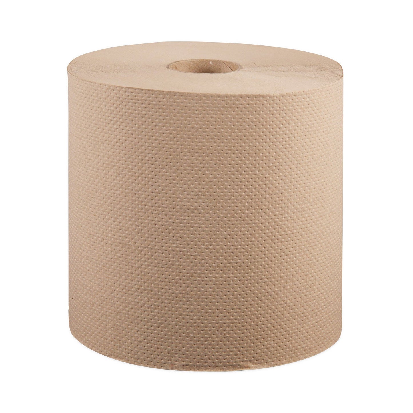 WIN12806 Hardwound Roll Towels, 1-Ply, 8" x 800 ft, Natural, 6 Rolls/Carton Windsoft
