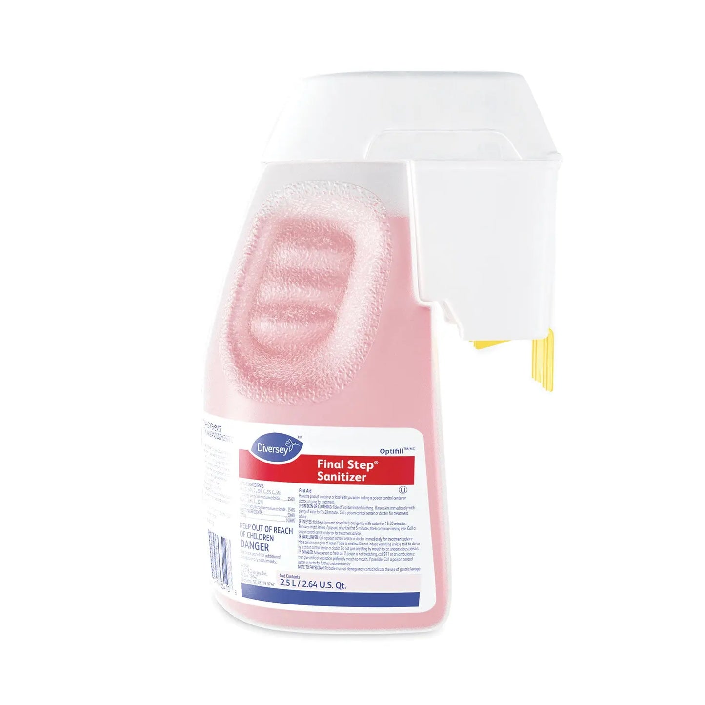 DVO101105267 Final Step Sanitizer, Liquid, 2.5 L Intake System Diversey