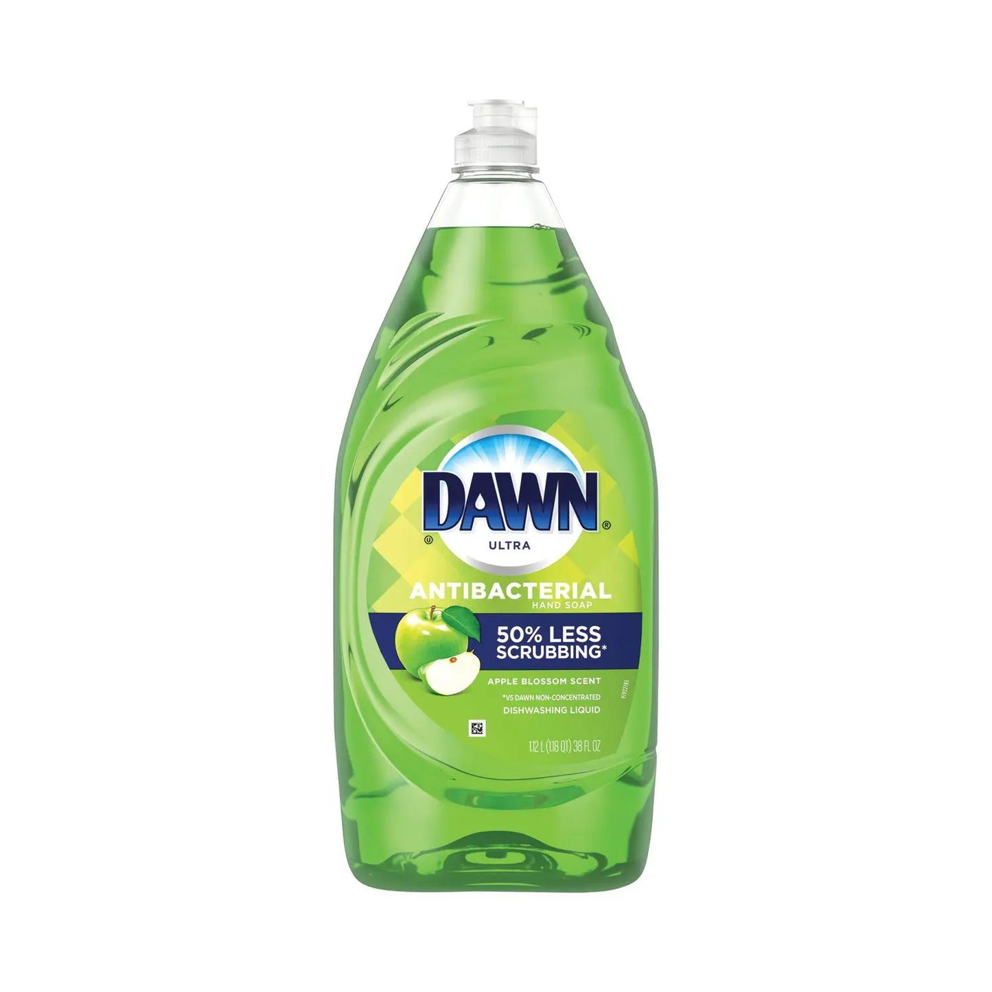 PGC01134 Ultra Antibacterial Dishwashing Liquid, Apple Blossom Scent, 38 oz Bottle, 8/Carton Dawn