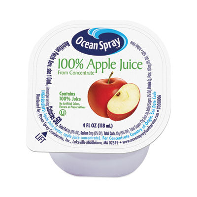 GRR30700002 100% Juice, Apple, 4 oz Cup, 48/Box