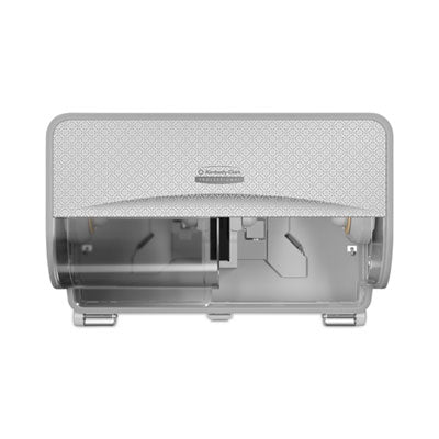 KCC53698 ICON Coreless Standard Roll Toilet Paper Dispenser, 8.43 x 13 x 7.25, Silver Mosaic KIMBERLY CLARK