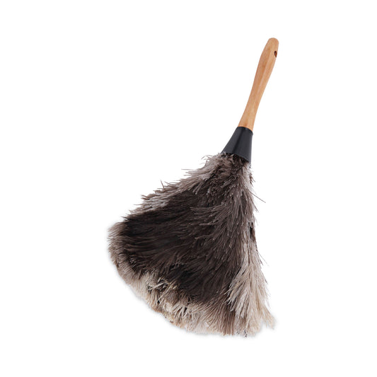 BWK13FD Professional Ostrich Feather Duster, 7" Wood Handle