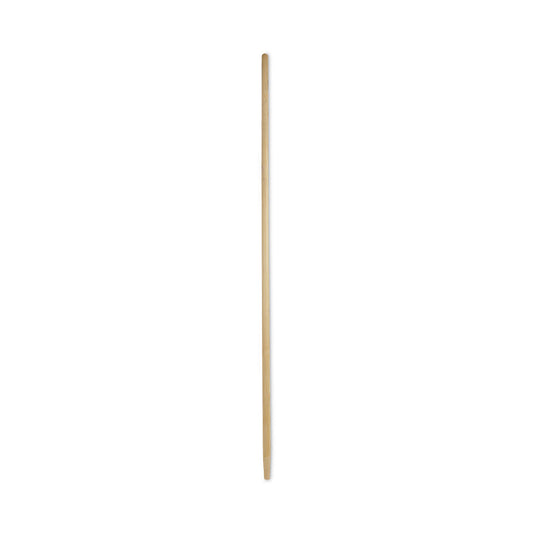 BWK125 Tapered End Broom Handle, Lacquered Pine, 1.13" dia x 60", Natural