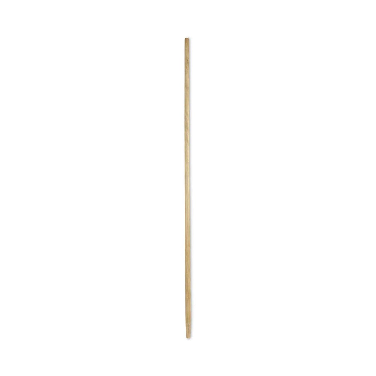 BWK125 Tapered End Broom Handle, Lacquered Pine, 1.13" dia x 60", Natural Boardwalk