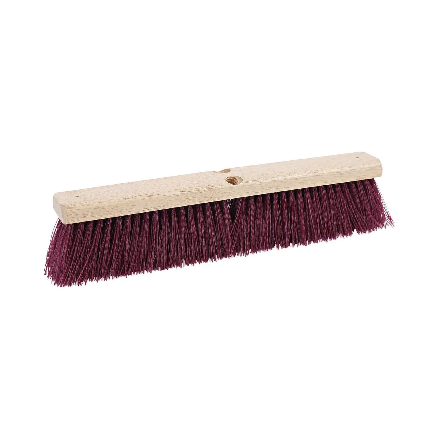 BWK20318 Floor Brush Head, 3" Maroon Heavy-Duty Polypropylene Bristles, 18" Brush Boardwalk