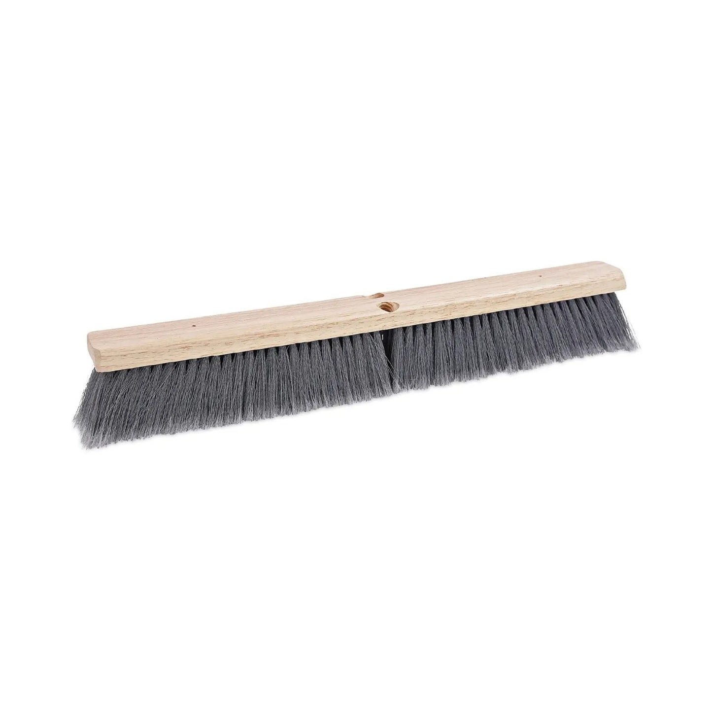 BWK20424 Floor Brush Head, 3" Gray Flagged Polypropylene Bristles, 24" Brush Boardwalk