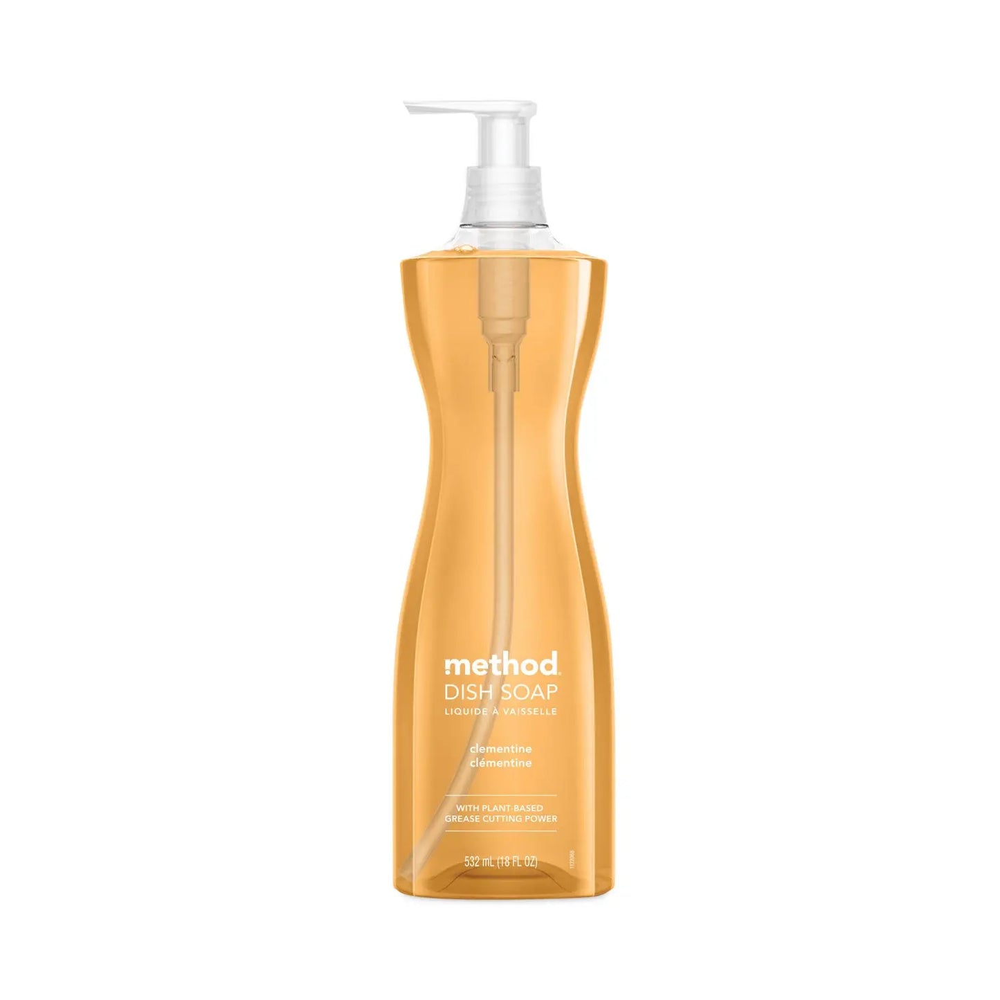 MTH00735CT Dish Soap, Clementine, 18 Oz Pump Bottle, 6/carton Method