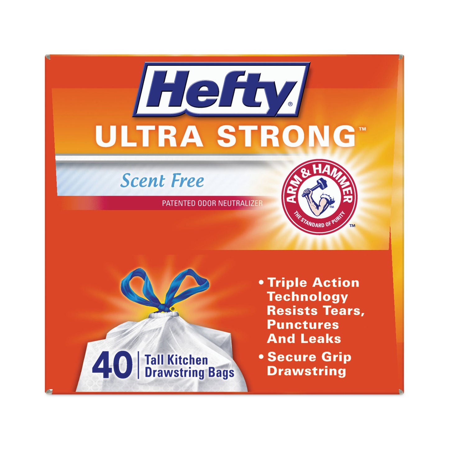 RFPE88338CT BOLSA, HEFTY ULT, 13 GAL, TL, BLANCA