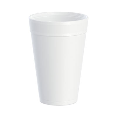 DCC32TJ32 Foam Drink Cups, 32 oz., White, 25/Bag, 20 Bags/Carton