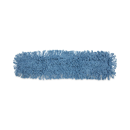 BWK1136 Dust Mop Head, Cotton/synthetic Blend, 36 X 5, Looped-End, Blue