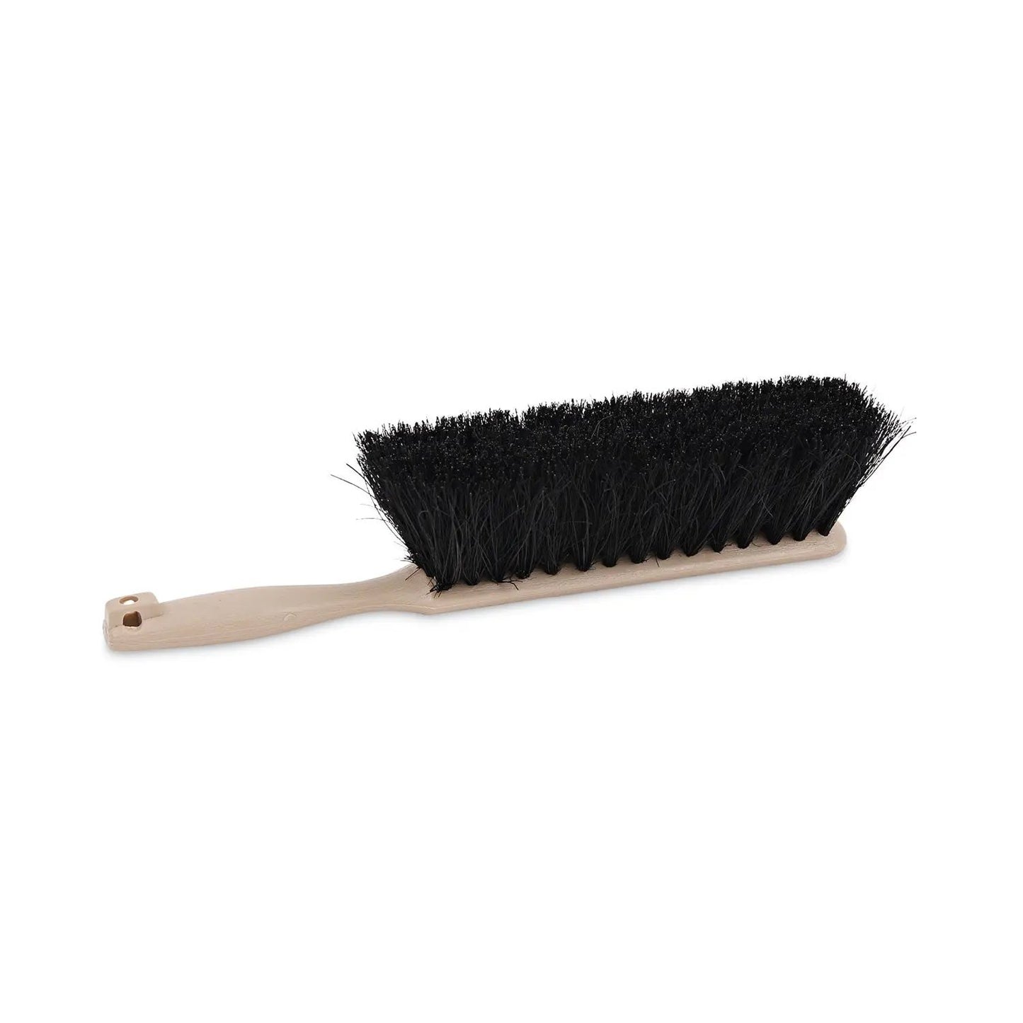 BWK5208 Counter Brush, Black Tampico Bristles, 4.5" Brush, 3.5" Tan Plastic Handle Boardwalk