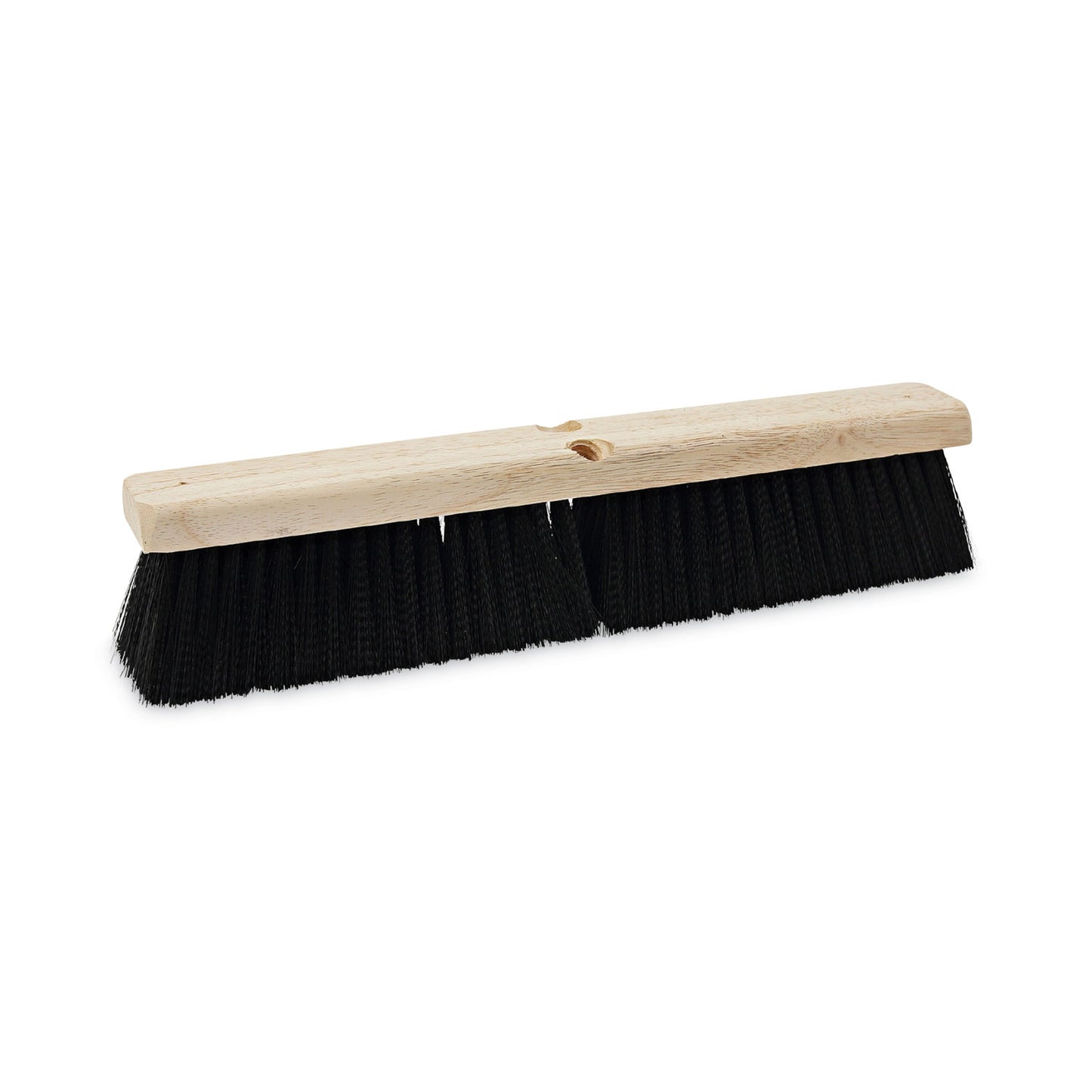 BWK20618 Floor Brush Head, 3" Black Medium Weight Polypropylene Bristles, 18" Brush