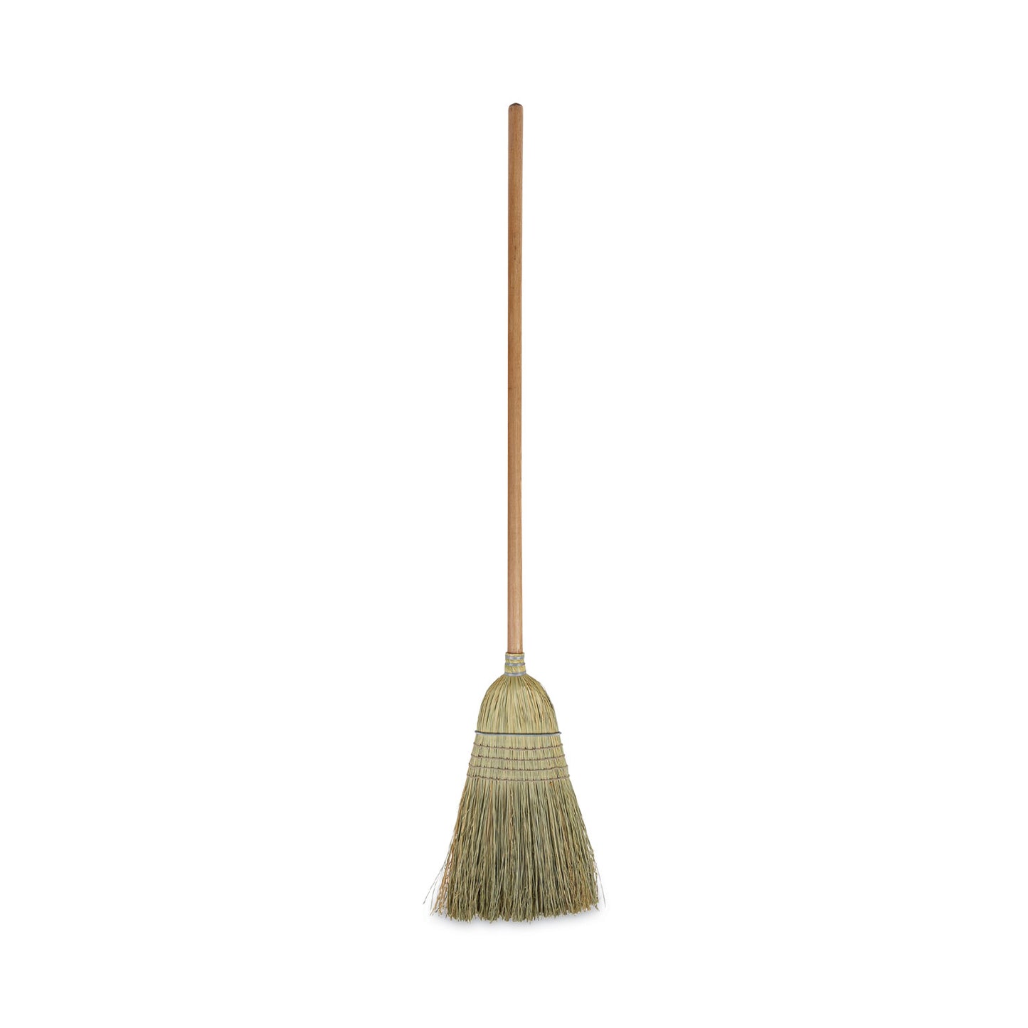 BWKBR10001 100% Corn Brooms, 60" Overall Length, Natural, 6/Carton
