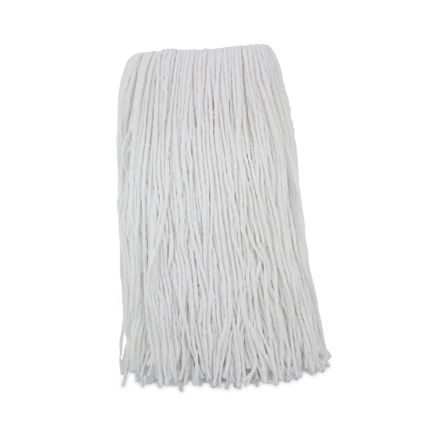 BWK220RCT Premium Cut-End Wet Mop Heads, Rayon, 20 oz, White, 12/Carton Boardwalk