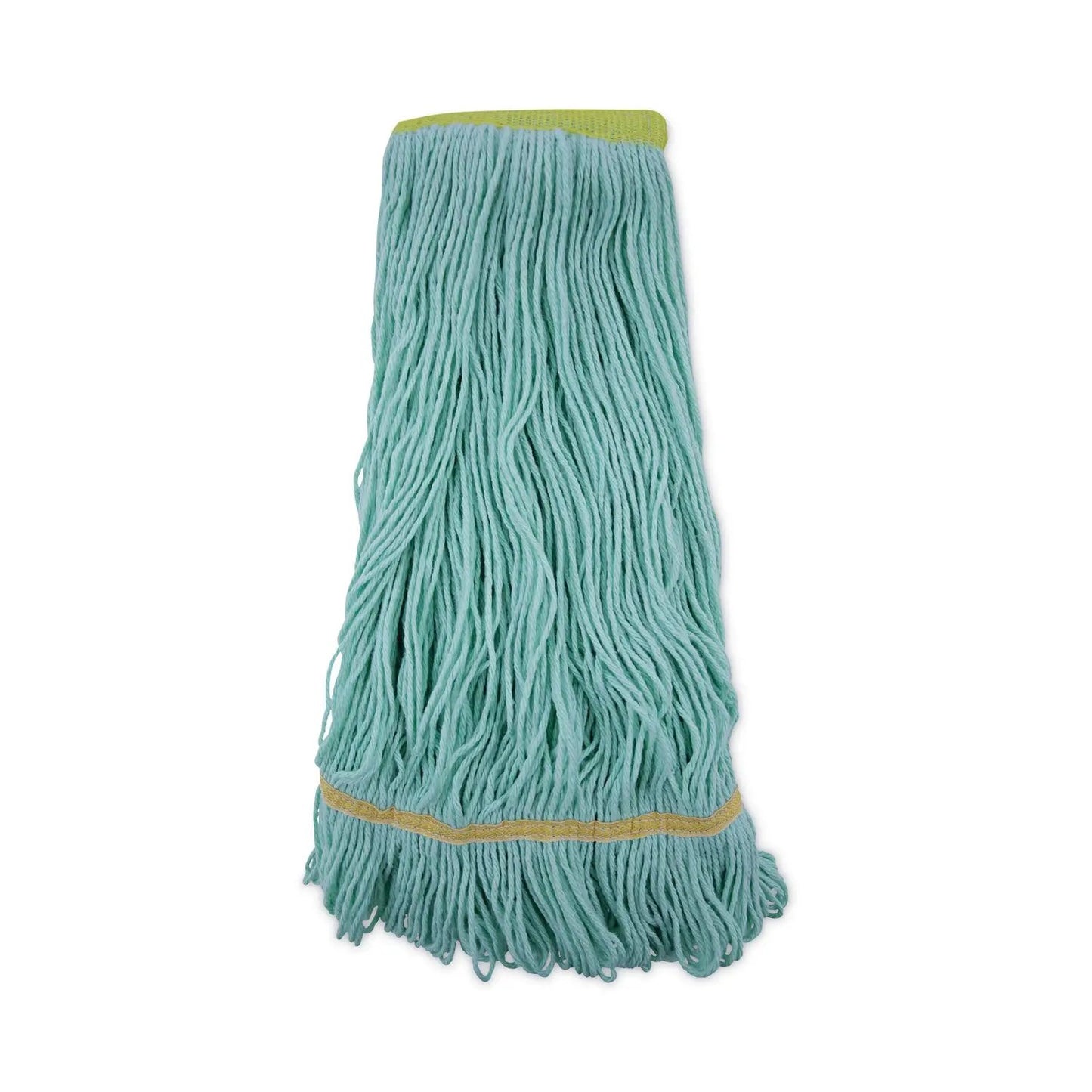 BWK1200XLCT EcoMop Looped-End Mop Head, Recycled Fibers, Extra Large Size, Green, 12/Carton Boardwalk