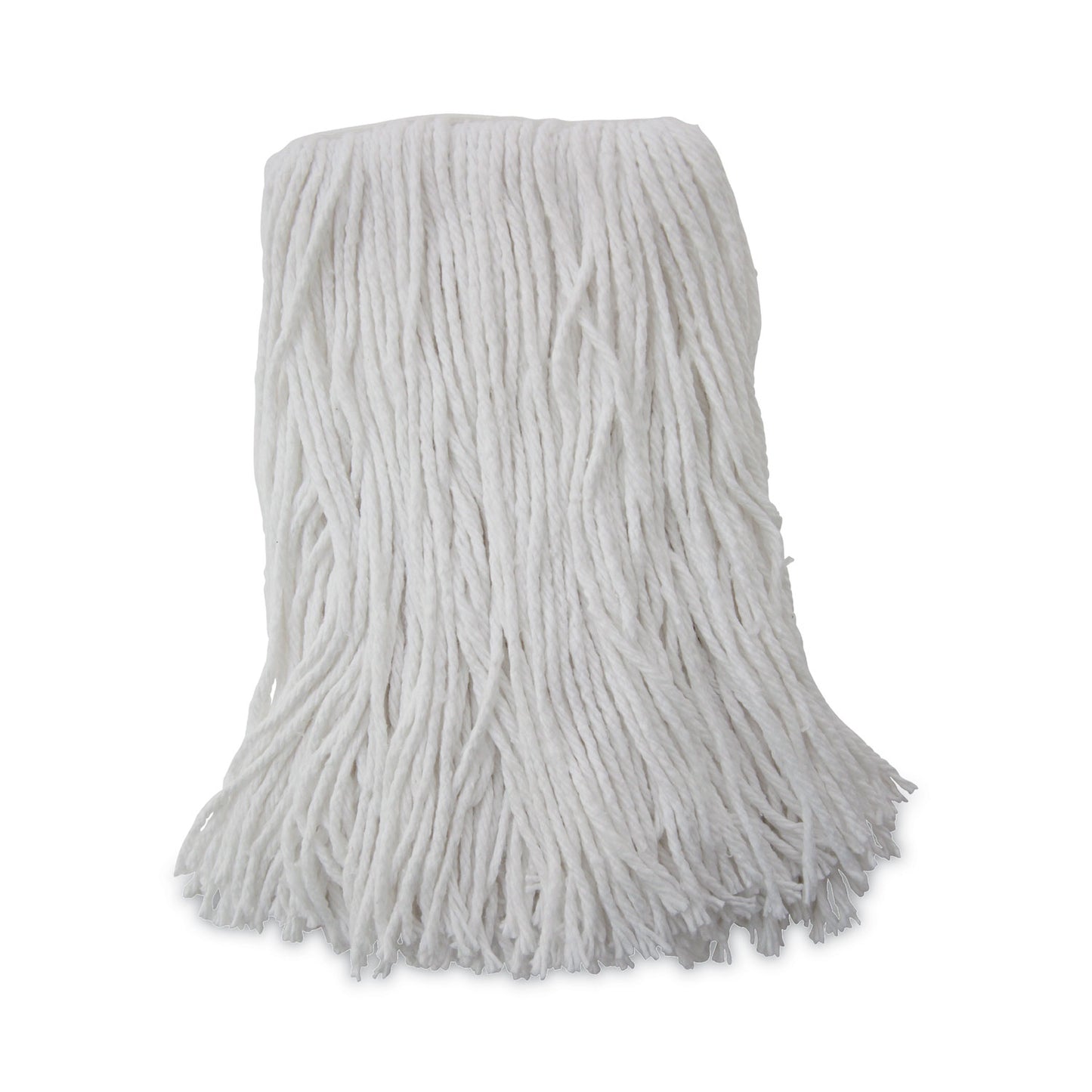 BWK2016R Mop Head, Value Standard Head, Rayon Fiber, Cut-End, #16, White, 12/Carton Boardwalk