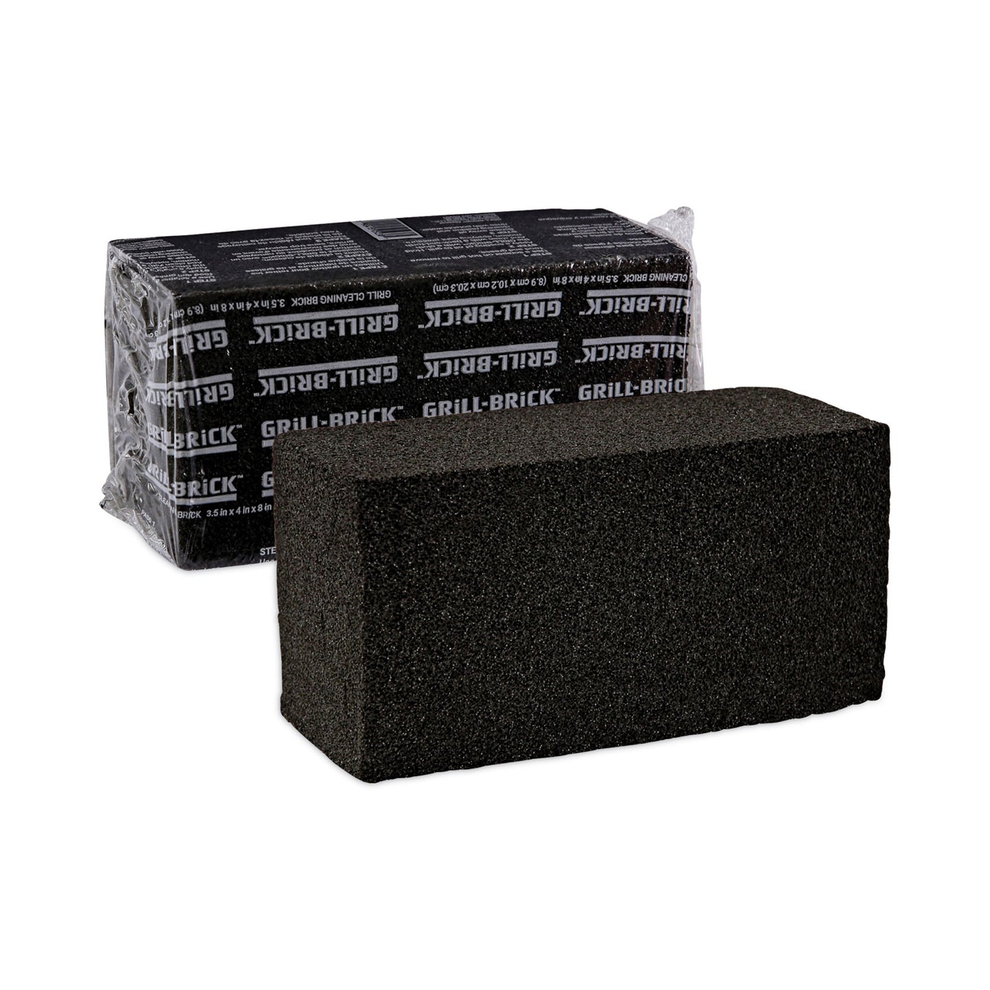BWKGB12PC Grill Brick, 8 X 4, Black, 12/carton