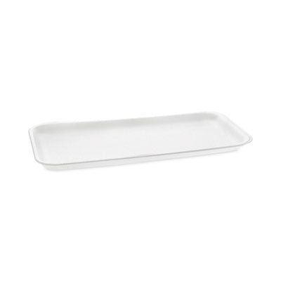 PCT0TF110S00000 Supermarket Tray, #10S, 10.75 x 5.7 x 0.65, White, Foam, 500/Carton