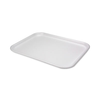PCT0TF112160000 Supermarket Tray, #1216, 16.25 x 12.662 x 0.62, White, Foam, 100/Carton PACTIV EVERGREEN CORPORATION