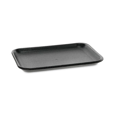 PCT0TFB02S00000 Supermarket Tray, #2S, 8.2 x 5.7 x 0.65, Black, Foam, 500/Carton