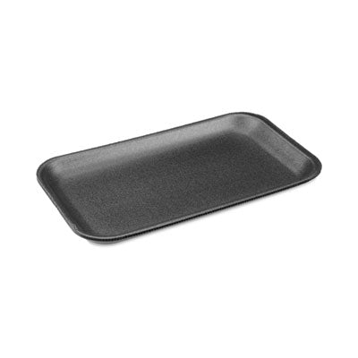 PCT0TFB17S00000 Meat Tray, #17S, 8.3 x 4.8 x 0.65, Black, Foam, 1,000/Carton PACTIV EVERGREEN CORPORATION