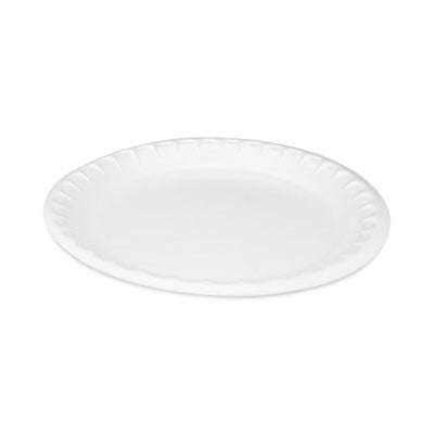 PCT0TK10010000Y Placesetter Deluxe Laminated Foam Dinnerware, Plate, 10.25" dia, White, 540/Carton