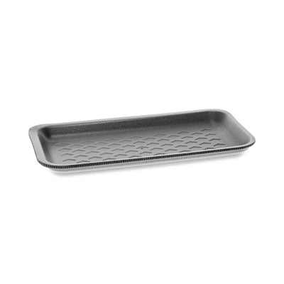 PCT51P917S Foam Supermarket Tray, #17S, 8.4 x 4.5 x 0.7, Black, Foam, 1,000/Carton PACTIV EVERGREEN CORPORATION