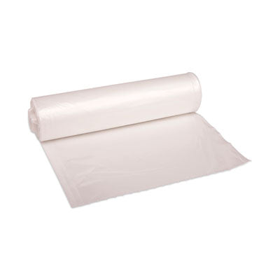 BWKRH3037S High Density Industrial Can Liners Coreless Rolls, 30 gal, 16 mic, 30" x 37", Natural, Perforated, 25 Bags/Roll, 20 Rolls/CT BOARDWALK