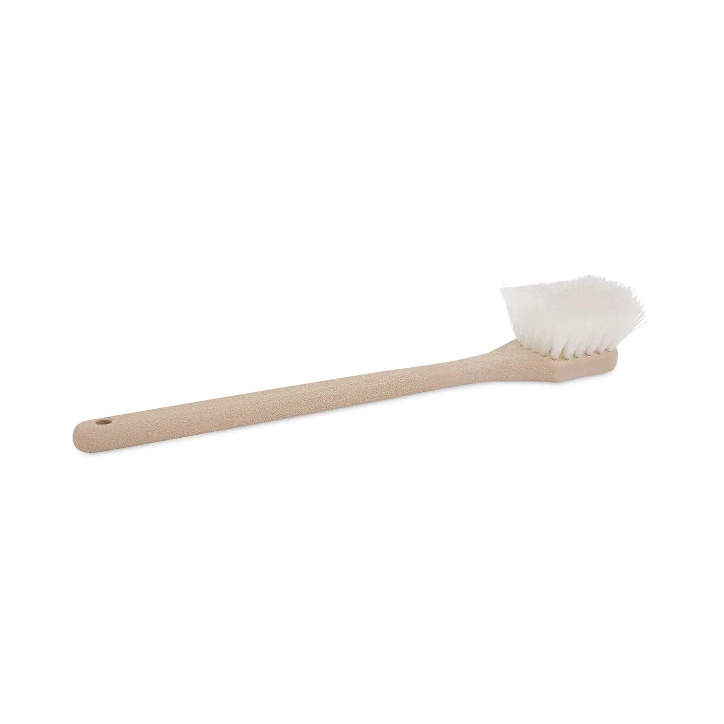 BWK4420 Utility Brush, Cream Nylon Bristles, 5.5" Brush, 14.5" Tan Plastic Handle Boardwalk