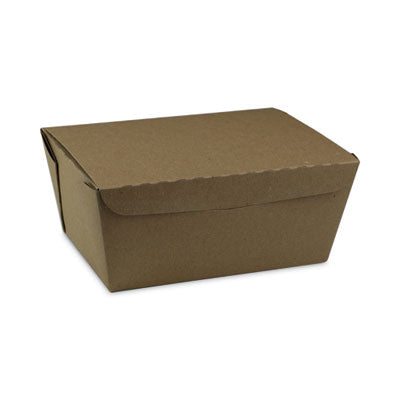 PCTNOB03KEC EarthChoice OneBox Paper Box, 66 oz, 6.5 x 4.5 x 3.3, Brown, 160/Carton PACTIV EVERGREEN CORPORATION