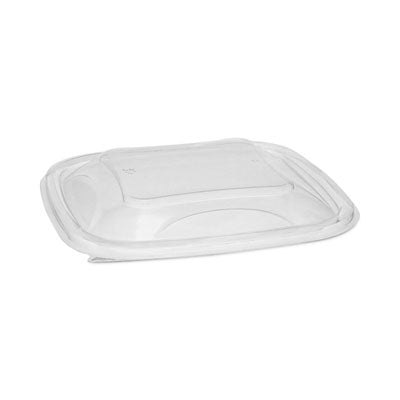PCTSACLD07 EarthChoice Recycled PET Container Lid, For 24 to 32 oz Container Bases, 7.37 x 7.37 x 0.83, Clear, Plastic, 300/Carton PACTIV EVERGREEN CORPORATION