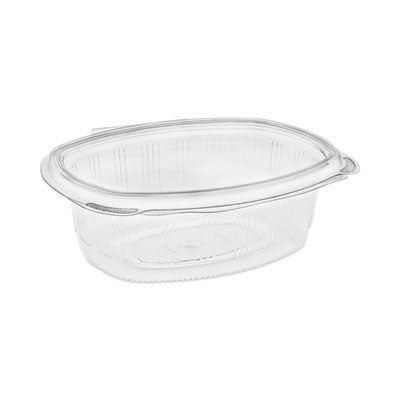 PCTYCA910240000 EarthChoice Recycled PET Hinged Container, 24 oz, 7.38 x 5.88 x 2.38, Clear, Plastic, 280/Carton