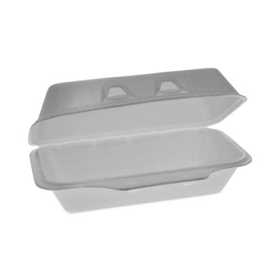 PCTYHLW01840000 SmartLock Foam Hinged Lid Container, Medium, 8.75 x 4.5 x 3.13, White, 440/Carton