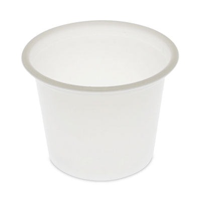PCTYS100 Plastic Portion Cup, 1 oz, Translucent, 200/Sleeve, 25 Sleeves/Carton