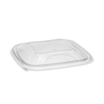 PCTYSACLD05 EarthChoice Recycled PET Container Lid, For 8 oz/12 oz/16 oz Container Bases, 5.5 x 5.5 x 0.38, Clear, Plastic, 504/Carton