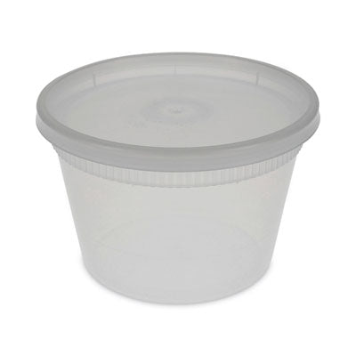 PCTYSD2516 Newspring DELItainer Microwavable Container, 16 oz, 4.7" Diameter x 3.1"h, Clear, Plastic, 240/Carton PACTIV EVERGREEN CORPORATION